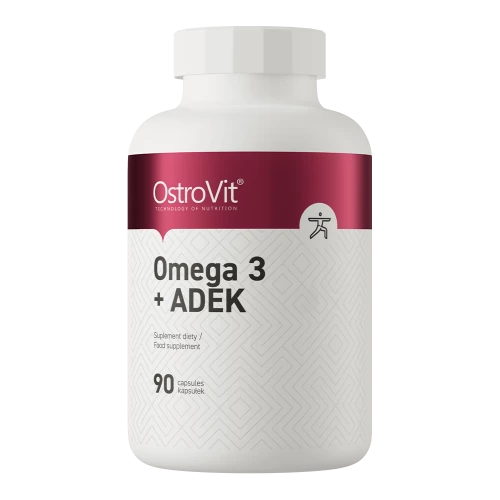 OstroVit - Omega 3 + ADEK - 90 kapsułek OstroVit - Omega 3 + ADEK - 90 kapsułek